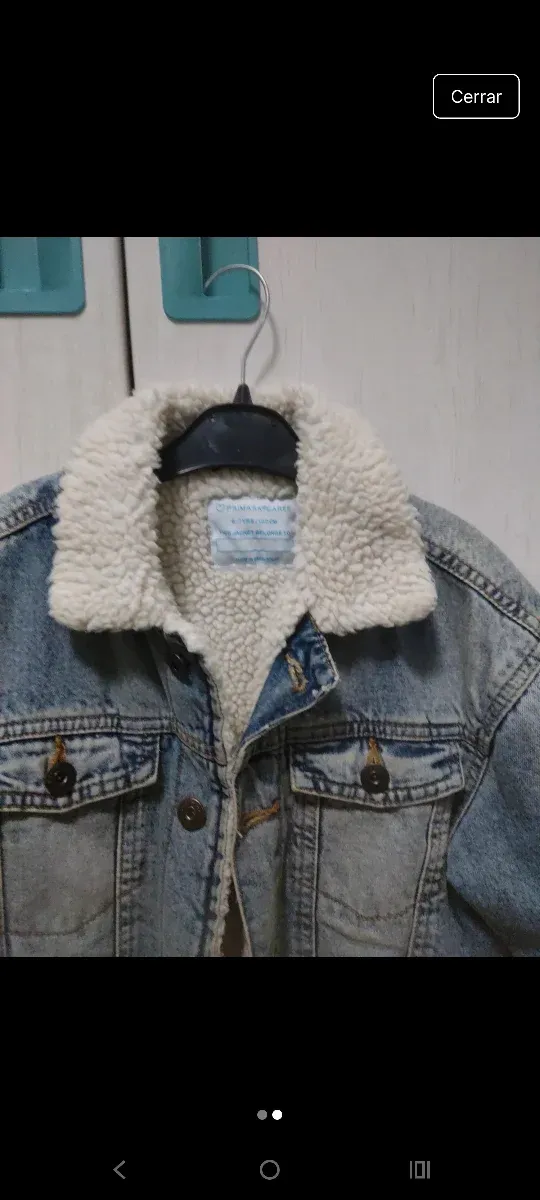 Chaqueta vaquera forrada niño