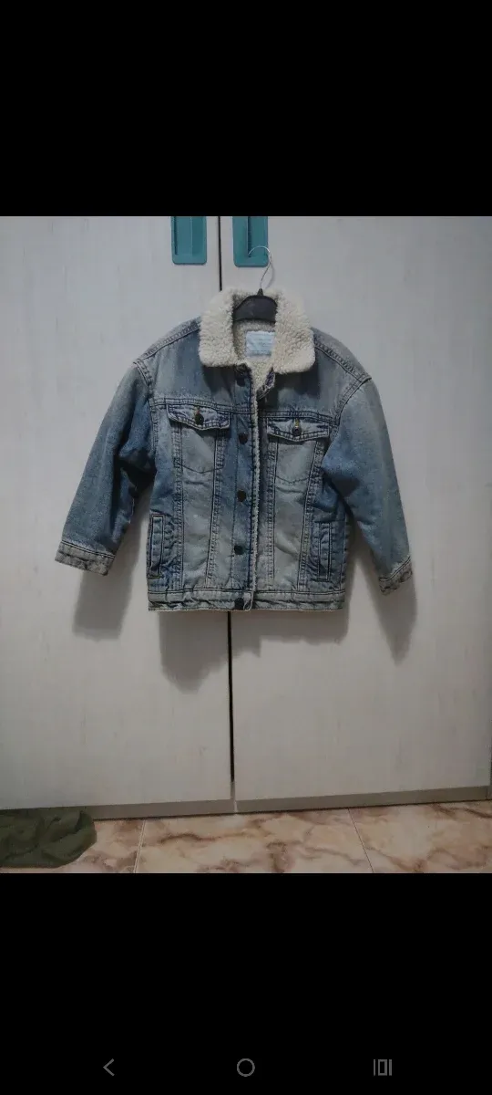 Chaqueta vaquera forrada niño