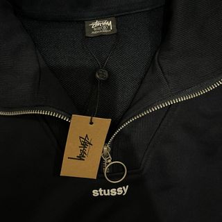 Stüssy half-zip mock neck sweatshirt