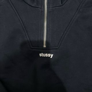 Stüssy half-zip mock neck sweatshirt