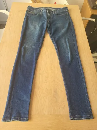 Pantalón Vaquero Mujer Azul