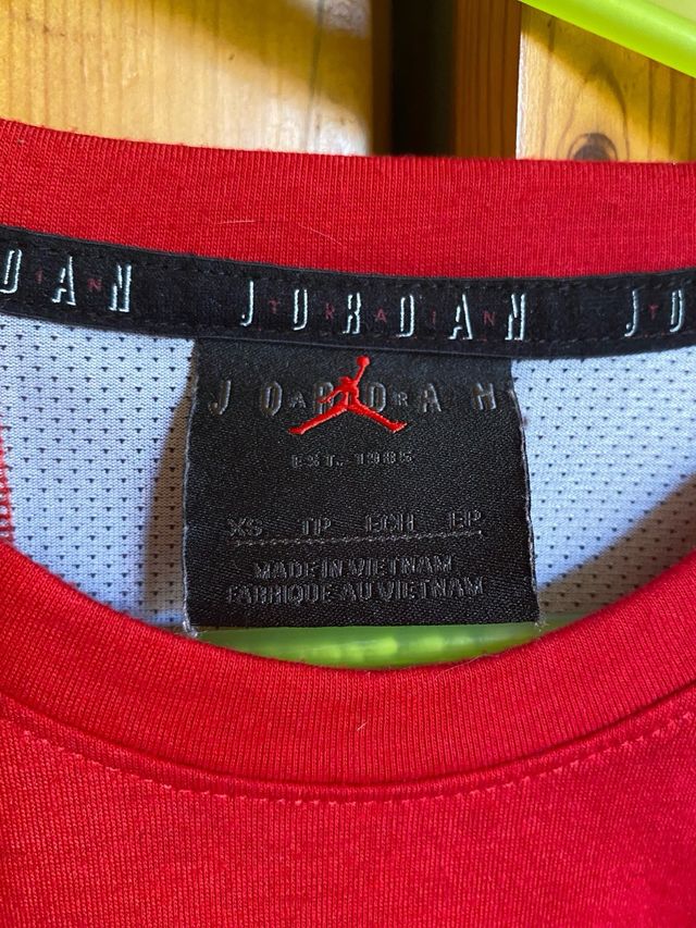 Camiseta Jordan Roja