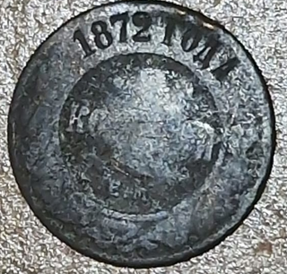 Moneda Antigua 1872