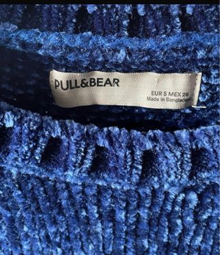 Jersey Pull&Bear azul talla S