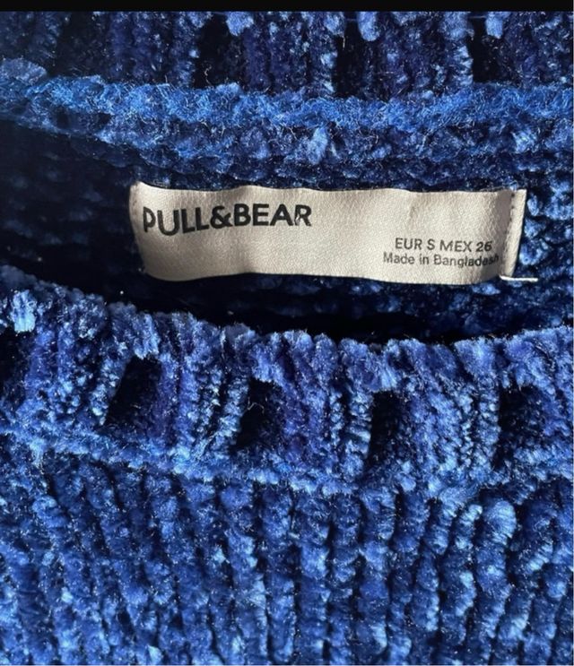 Jersey Pull&Bear azul talla S
