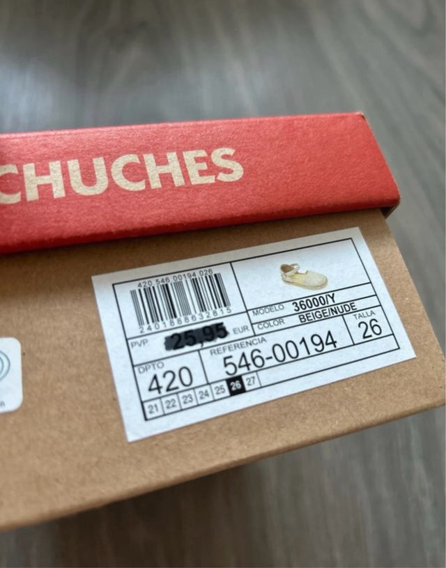 Alpargatas Chuches Talla 26