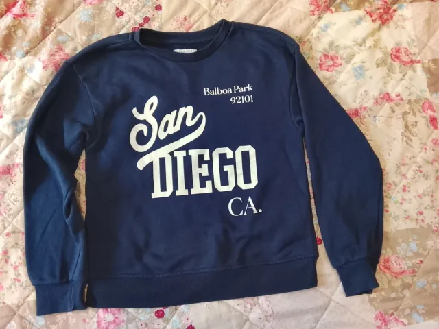Sudadera azul San Diego niña 9-10 años