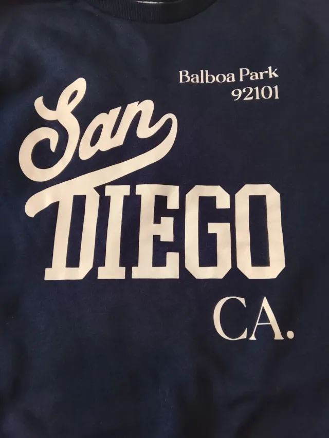 Sudadera azul San Diego niña 9-10 años