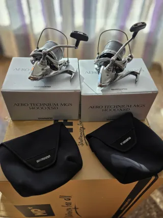 Shimano Aero Technium MGS 14000 XSD + 2 Bobinas