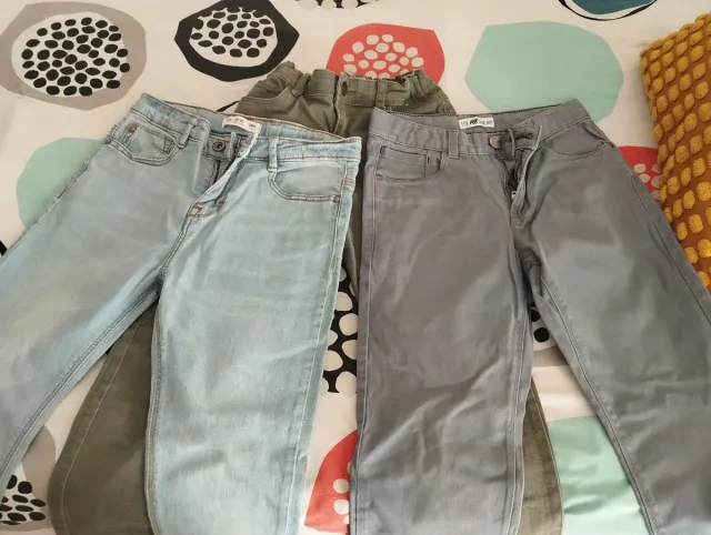 Lote pantalones niño 8-10 años