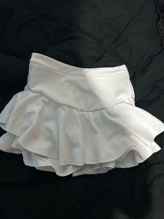 Falda pantalón corta Shein blanca