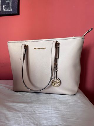Bolso Michael Kors Rosa Palo/Beige