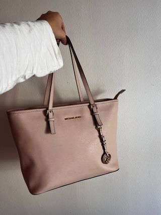 Bolso Michael Kors Rosa Palo/Beige
