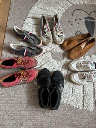 Lote 6 pares Zapatillas Deportivas Varias