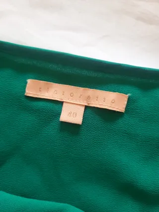 Vestido fiesta Tintoretto verde