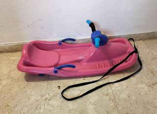 Trineo rosa para niña de 1 a 4 años