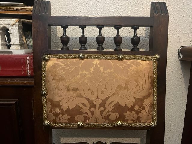 Sillas Castellanas Madera y Tela