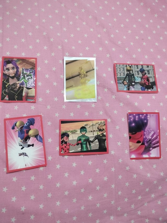 Pegatinas de Ladybug para álbum