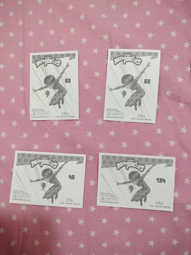 Pegatinas de Ladybug para álbum