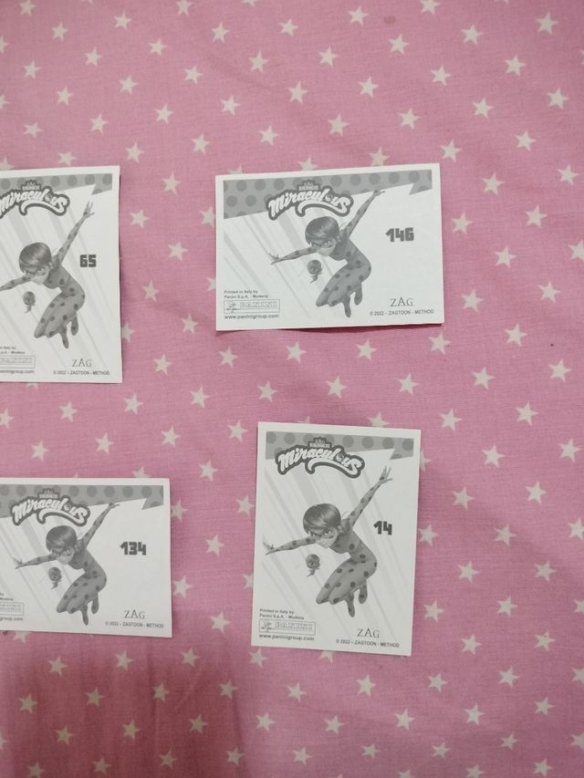 Pegatinas de Ladybug para álbum