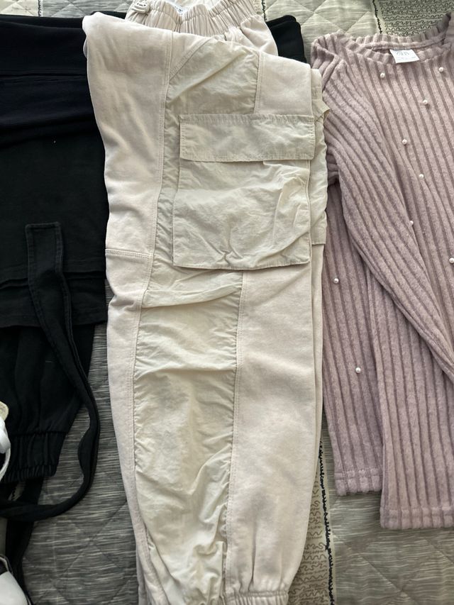 4 prendas niñas 13-14 y botitas converse t37