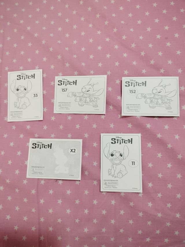 Pegatinas de Stitch para álbum