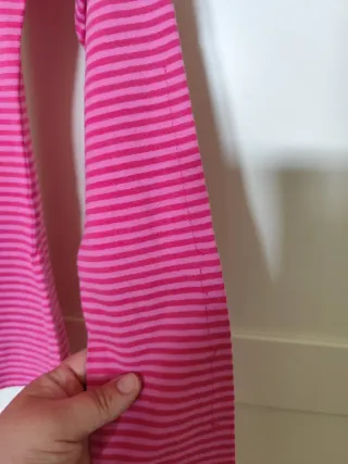 Camiseta Mango rayas rosas Talla S