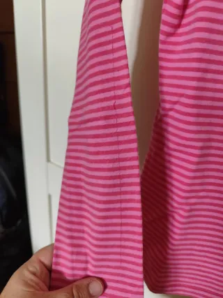 Camiseta Mango rayas rosas Talla S