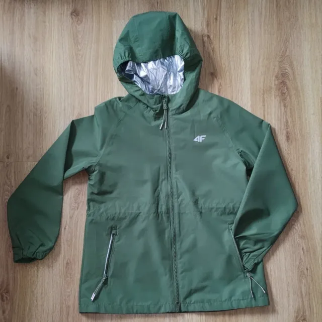 Chaqueta verde 4F niña membrana 5000