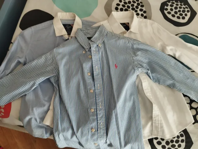 Lote 3 Camisas Polo Ralph Lauren Niño Talla M