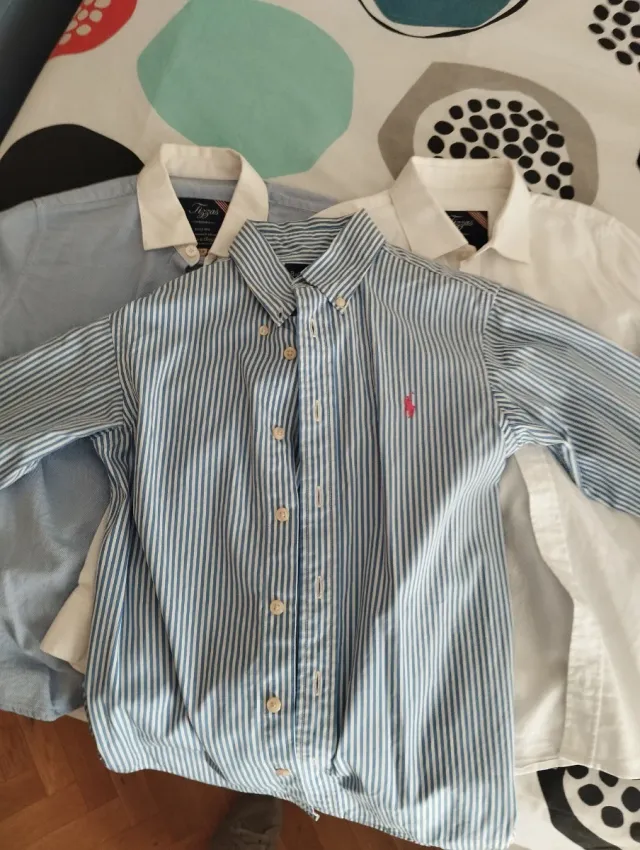 Lote 3 Camisas Polo Ralph Lauren Niño Talla M