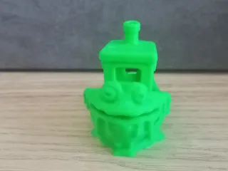 Mini Benchy derretido Impresora 3D