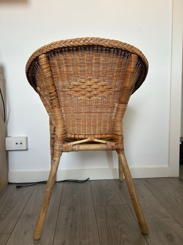 Silla Mimbre IKEA Cómoda