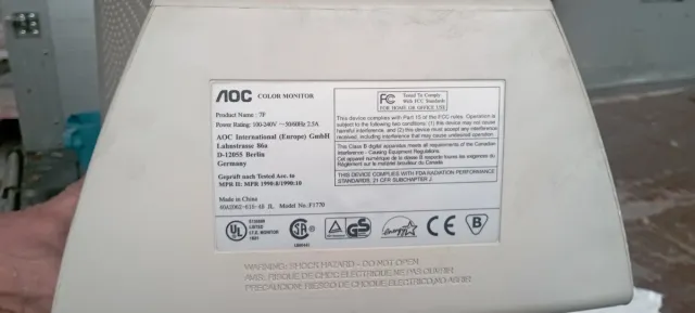 Monitor AOC Beige/Blanco