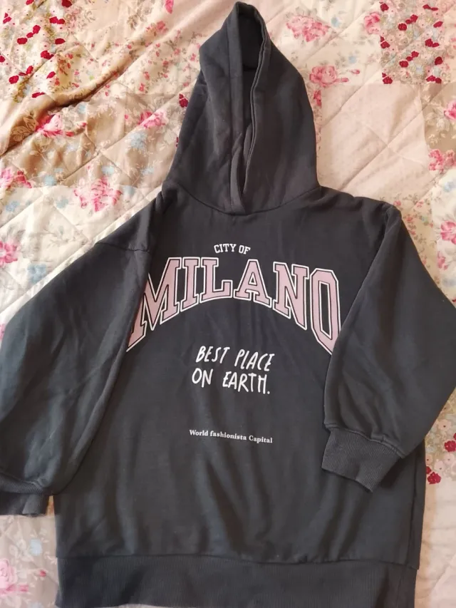 Sudadera Niña Talla 9-10 Años Gris 140cm