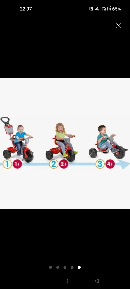 Triciclo Feber Rojo 6m-4 años