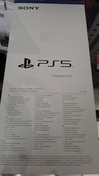 Caja PlayStation 5 (PS5) Sony