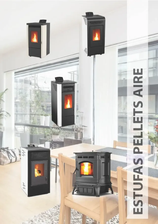 ESTUFAS DE PELLETS NUEVAS +3 años de GARANTÍA.