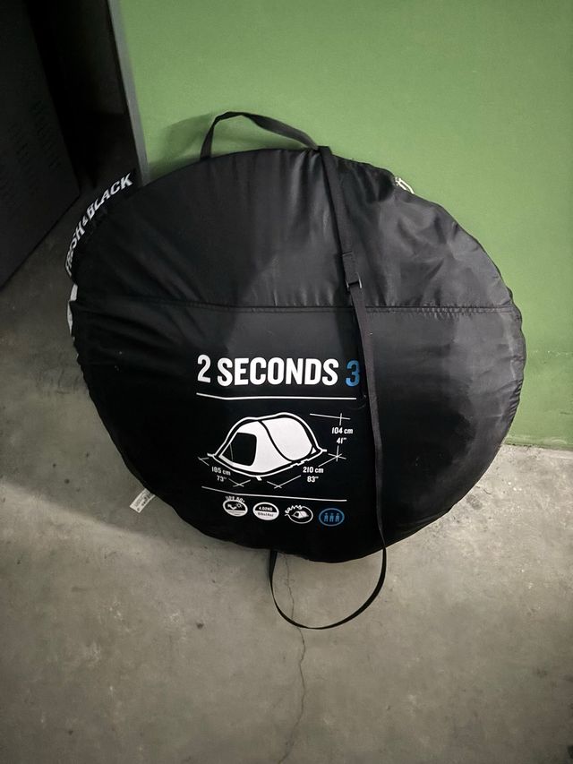 Tienda de campaña 2 Seconds 3 Fresh&Black