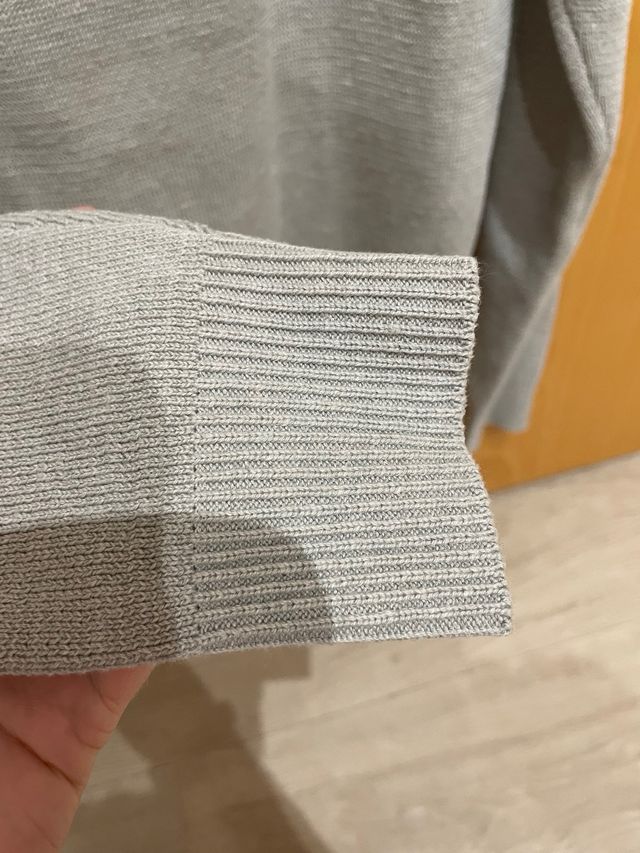 Jersey Polo Club cremallera gris Talla L