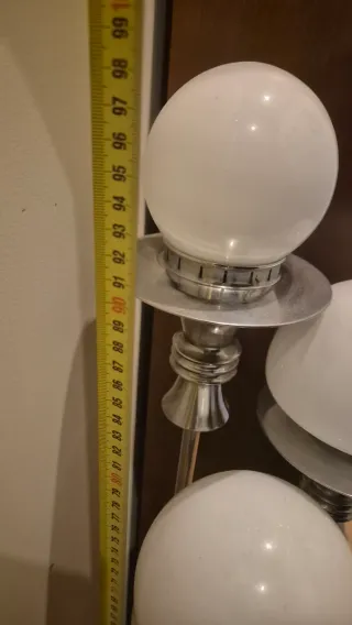 Lámpara de pie o de techo vintage 3 tulipas