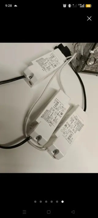 Foco FLOS esterno argentato