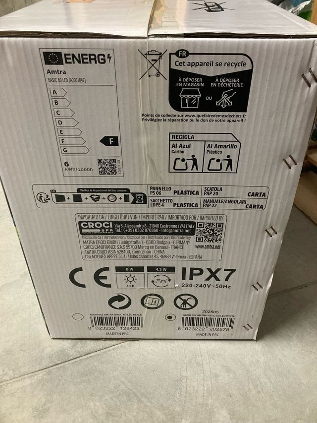 Acquario AMTRA Basic60 LED + Filtro