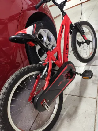 Bicicleta Monty 104 18 rojo 4/6 años