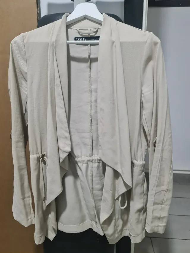 Chaqueta Zara Beige Talla XS