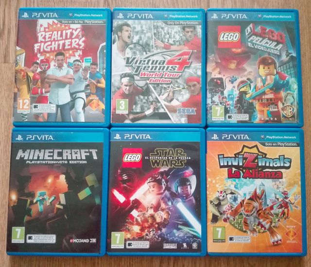 Lote Ps Vita, 6 Juegos Pal. Sony Psvita.Pack PSV 1
