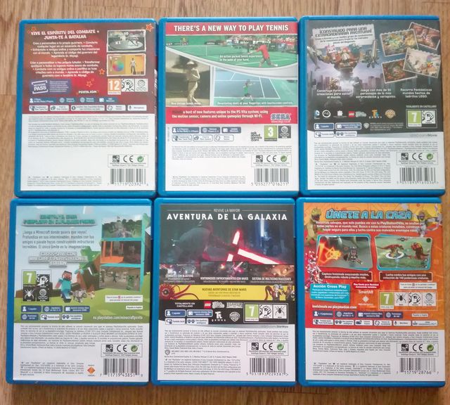 Lote Ps Vita, 6 Juegos Pal. Sony Psvita.Pack PSV 1