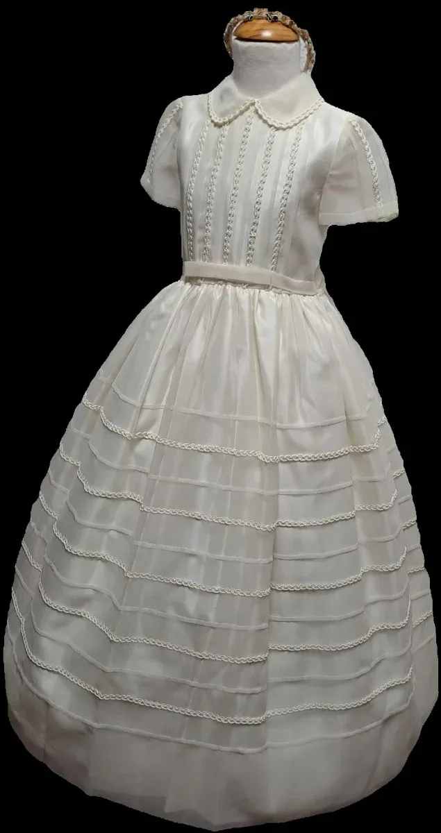 Vestido de comunión niña blanco