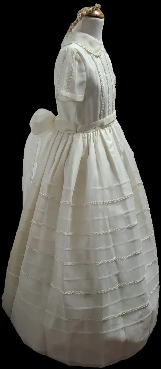 Vestido de comunión niña blanco