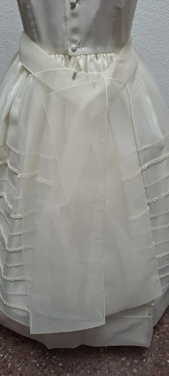 Vestido de comunión niña blanco